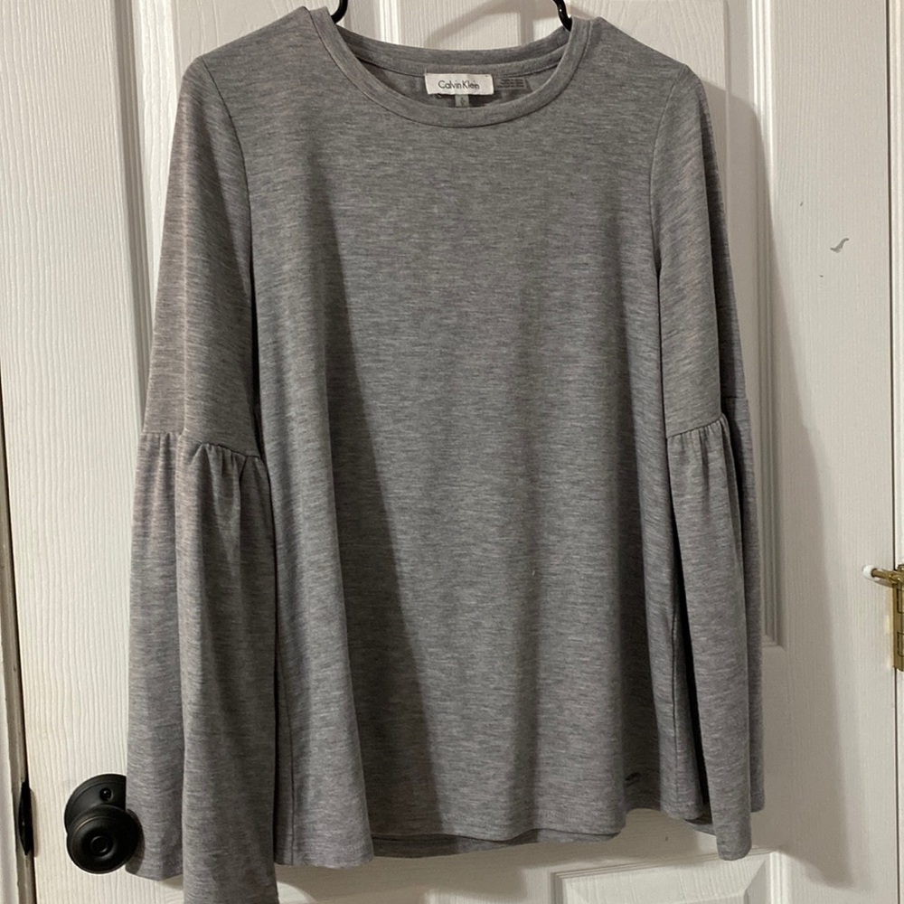 Calvin Klein bell sleeve top